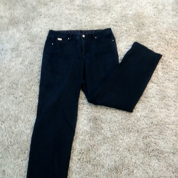 Womens Straight Leg Jeans Jm Collection 